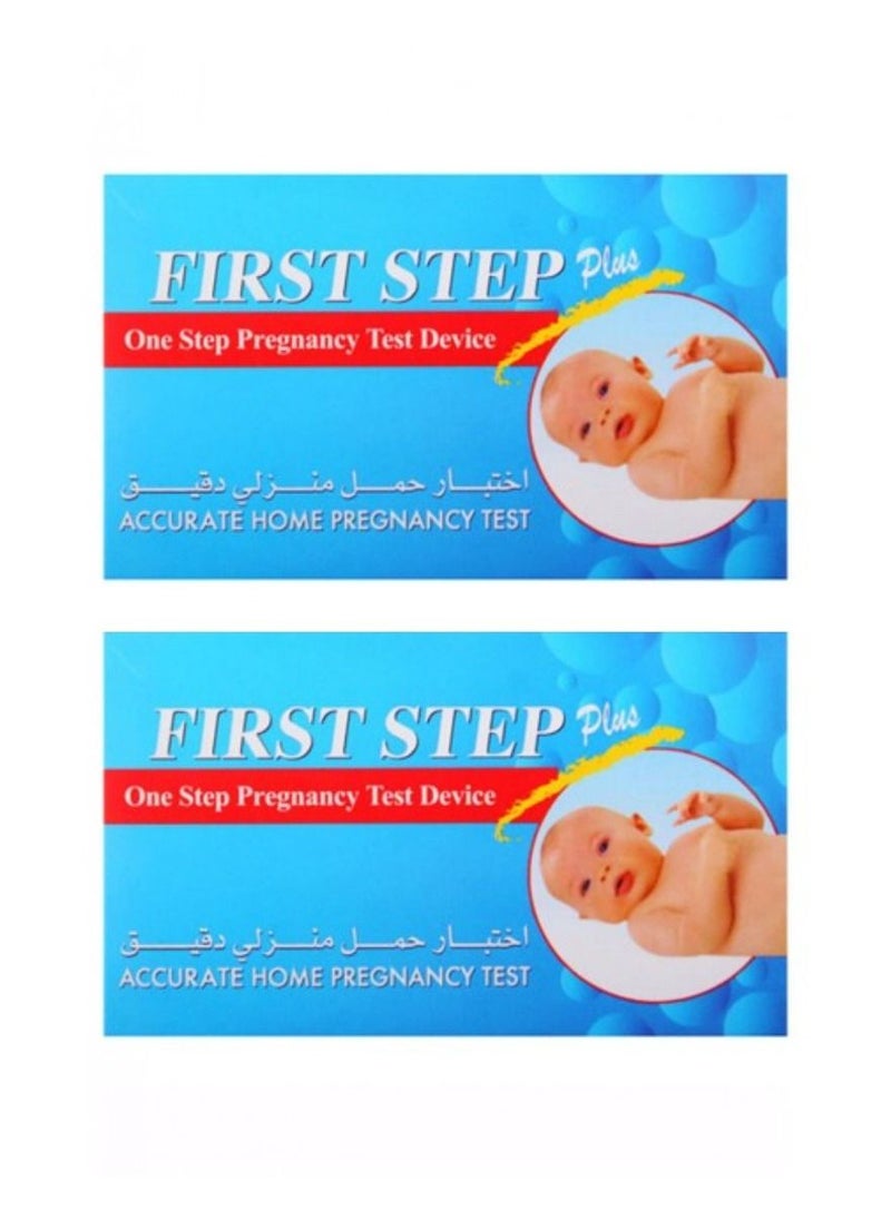 first PACK OF 2- One Step Pregnancy Test Device  - Image 1