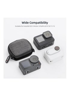 Excefore Portable Carrying Case Hard EVA Travel Storage Bag, Compatible with Insta360 GO 3, DJI Action 3, GoPro 8,9,10,11,12 Action Cameras  - Image 2