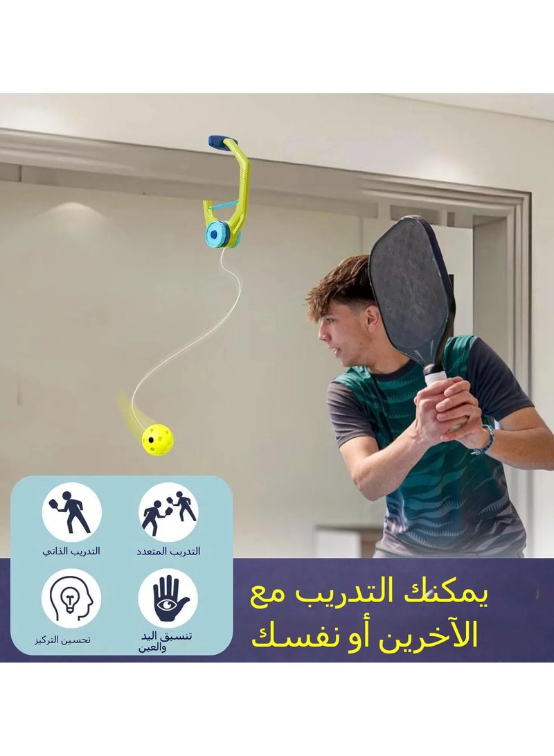 general Pickleball Training Single Indoor Practice Suspension Rebound Pickleball Trainer is suitable for solo training - Image 2