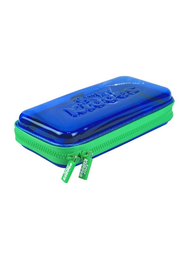 SMILY KIDDOS Smily Kiddos Pvc Transparent Hardtop Pencil Box | Star Pencil Box For Kids | Transparent Pencil Box (Black/Blue/Purple/Pink/Light Blue)  - Image 3