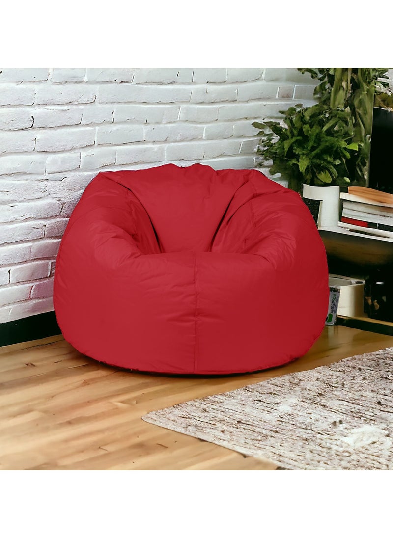 ANDERSON Anderson Large Waterproof Comfortable Bean Bag Relaxing Chair Red Colour  - Image 3