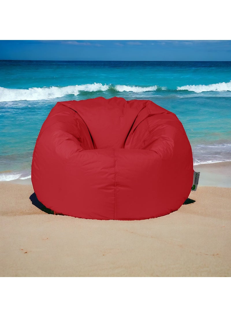 ANDERSON Anderson Large Waterproof Comfortable Bean Bag Relaxing Chair Red Colour  - Image 5