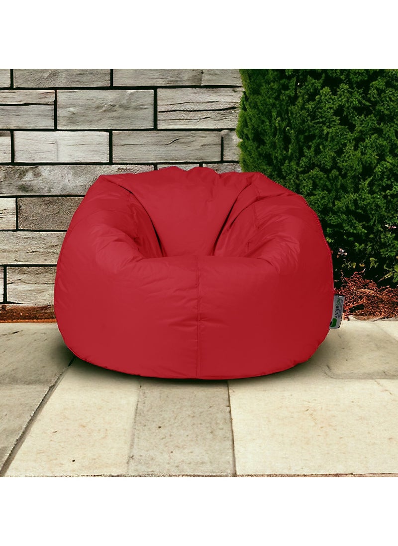 ANDERSON Anderson Large Waterproof Comfortable Bean Bag Relaxing Chair Red Colour  - Image 4