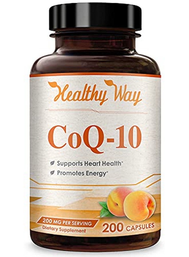 HealthyWayRx Healthy Way Coq10 200Mg 200 Capsules Quick Absorption Non Gmo - Image 1