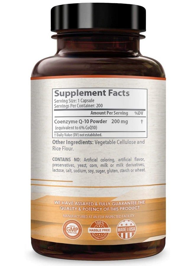 HealthyWayRx Healthy Way Coq10 200Mg 200 Capsules Quick Absorption Non Gmo - Image 3