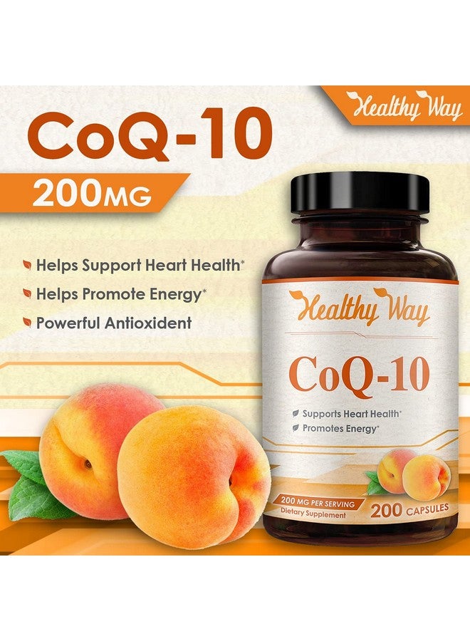 HealthyWayRx Healthy Way Coq10 200Mg 200 Capsules Quick Absorption Non Gmo - Image 5