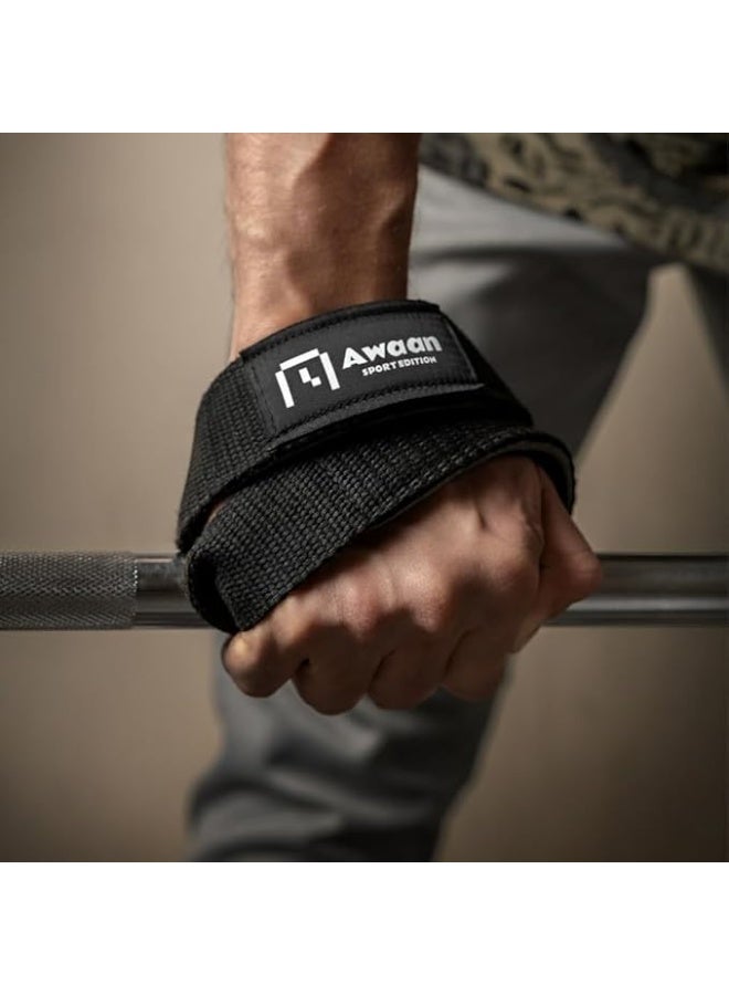 أحزمة رفع على شكل الرقم 8 مع حشوة ناعمة فاخرة للصالات الرياضية ورفع الأثقال - توفر دعمًا أفضل للقبضة وثباتًا أكبر - أحزمة رياضية على شكل الرقم 8 لتمارين القوة - زوج - Image 5