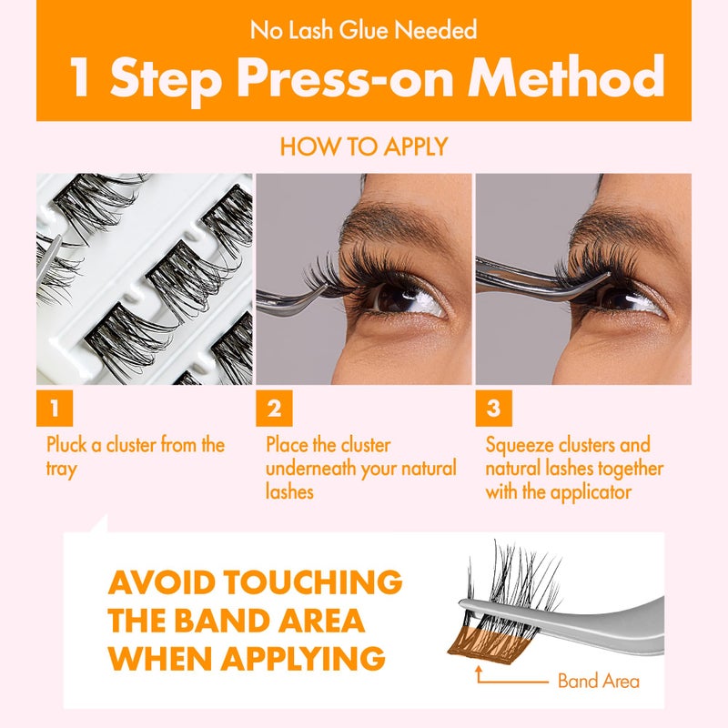 i.Envy i-ENVY Press&Go Nonstick Cluster Lash Applicator, Premium Nonstick Coating, Multifunctional Curve Design, Precise Grip - Image 5