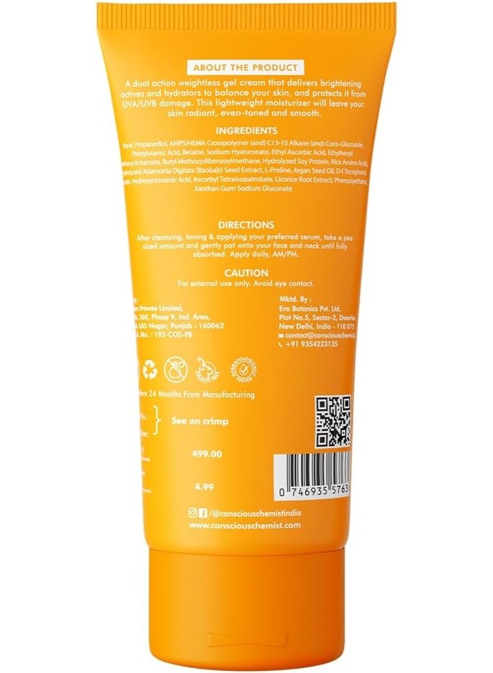 كيميائي واعي كريم جل يومي معزز للإشراق فيفيد سي مع حماية من الشمس SPF 30+، 100 جرام - Image 2