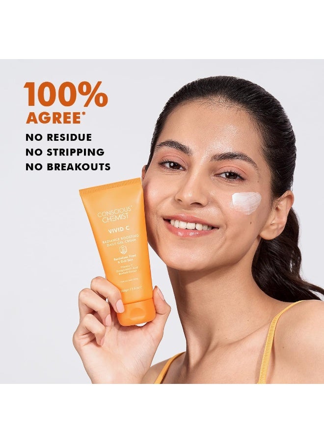 كيميائي واعي كريم جل يومي معزز للإشراق فيفيد سي مع حماية من الشمس SPF 30+، 100 جرام - Image 4