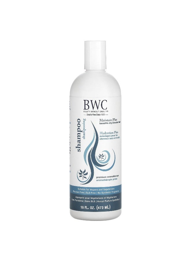 Beauty Without Cruelty Beauty Without Cruelty, Shampoo Moisture Plus, For Dry/Treated Hair, 16 fl oz (473 ml)  - Image 1