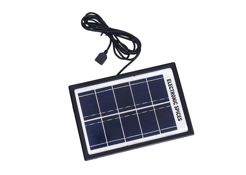 Electronicspices Electronic Spices 6V-3W Solar Panel Solar Charge Battery Cable 5V USB Output - Image 2