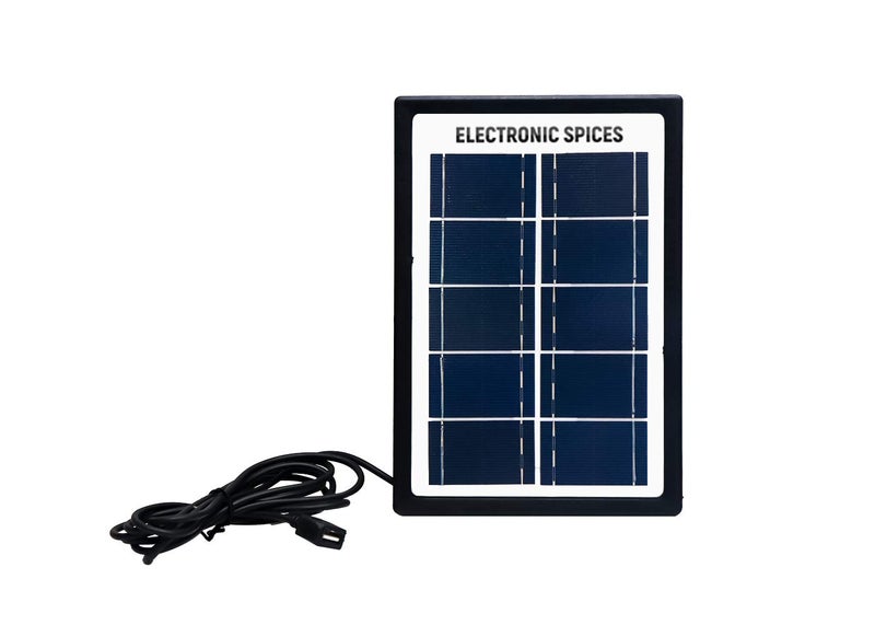Electronicspices Electronic Spices 6V-3W Solar Panel Solar Charge Battery Cable 5V USB Output - Image 1