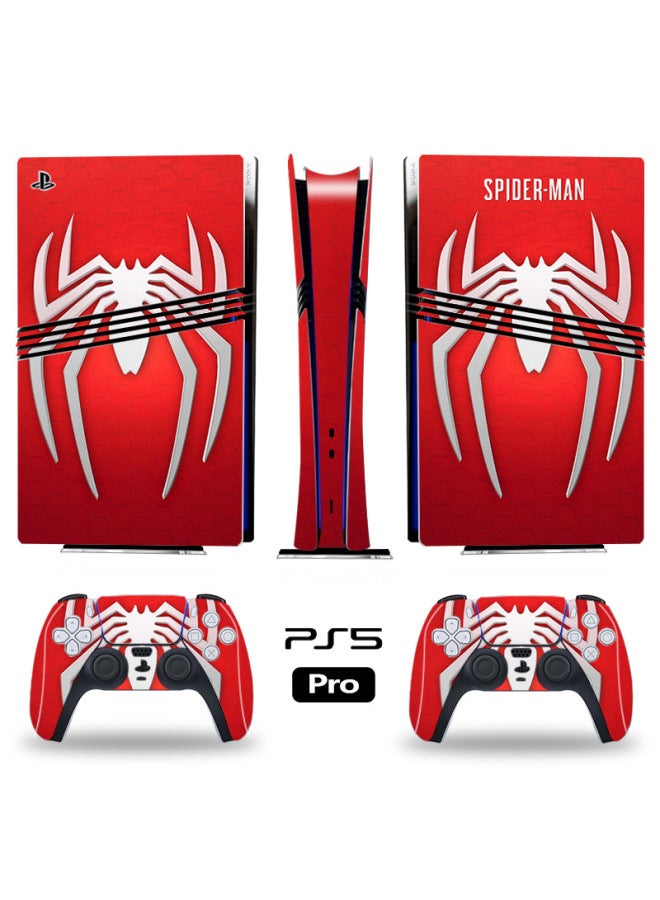 Suitable For PS5Pro Sticker Pain Sticker Game Host Color Sticker PS5 Digital Full Body Sticker Handle Non-slip-Color:Ps5pro--41 (digital Version) - Image 5