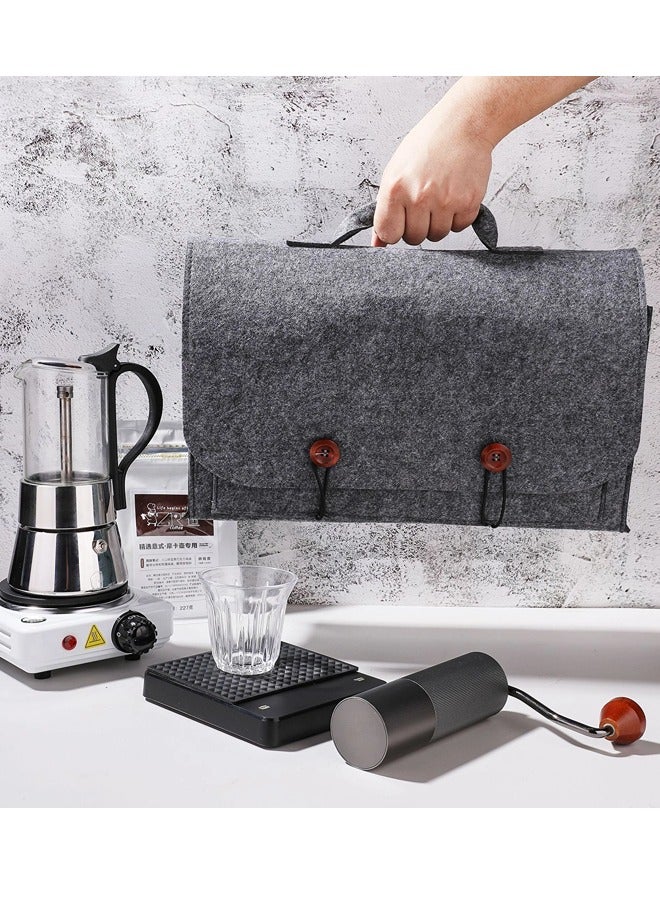 ShebSheb Manor Tea and Coffee Bag, Mocha Coffee Storage Bag for Travel Vacation Outdoor Camping  - Image 5