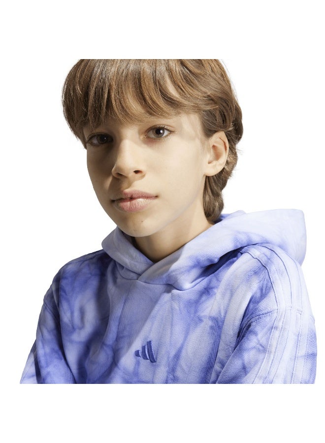 Adidas J Szn W Hd Blue Training Sweatshirts 7-8Y  - Image 5