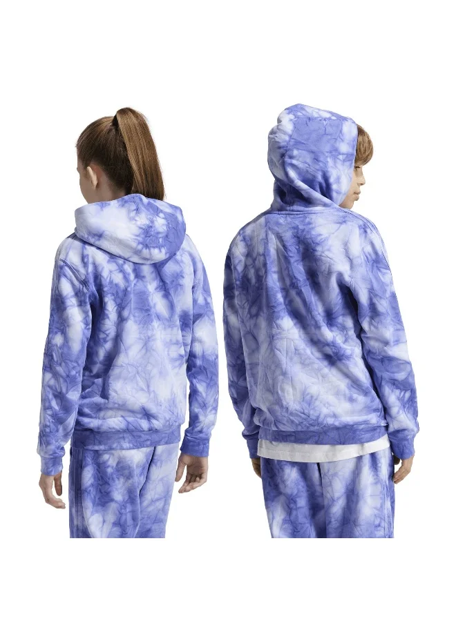 Adidas J Szn W Hd Blue Training Sweatshirts 7-8Y