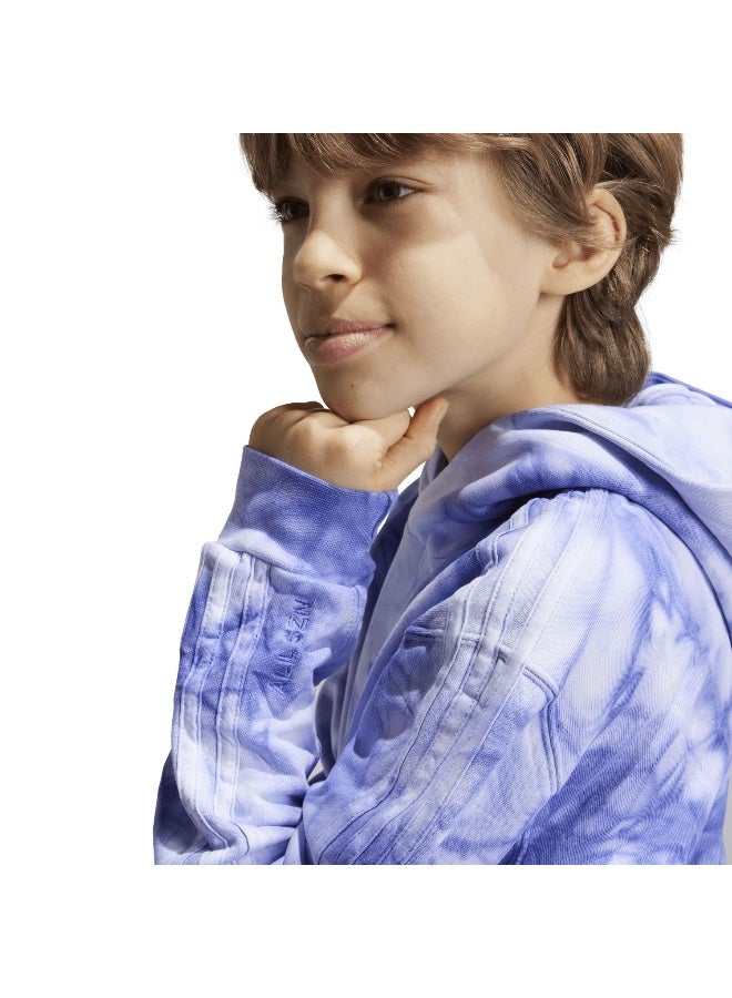 Adidas J Szn W Hd Blue Training Sweatshirts 7-8Y  - Image 4