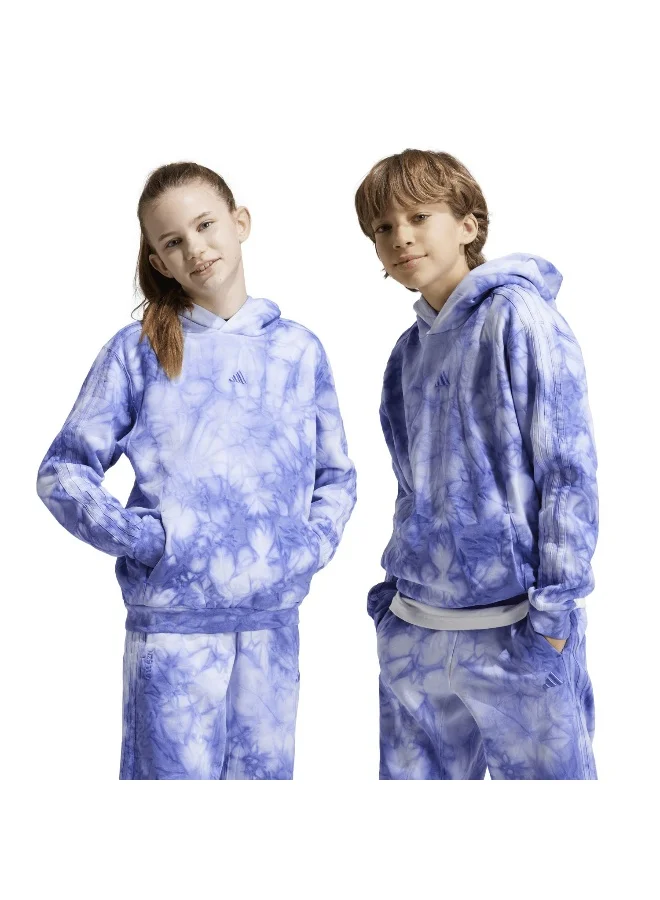 Adidas J Szn W Hd Blue Training Sweatshirts 7-8Y