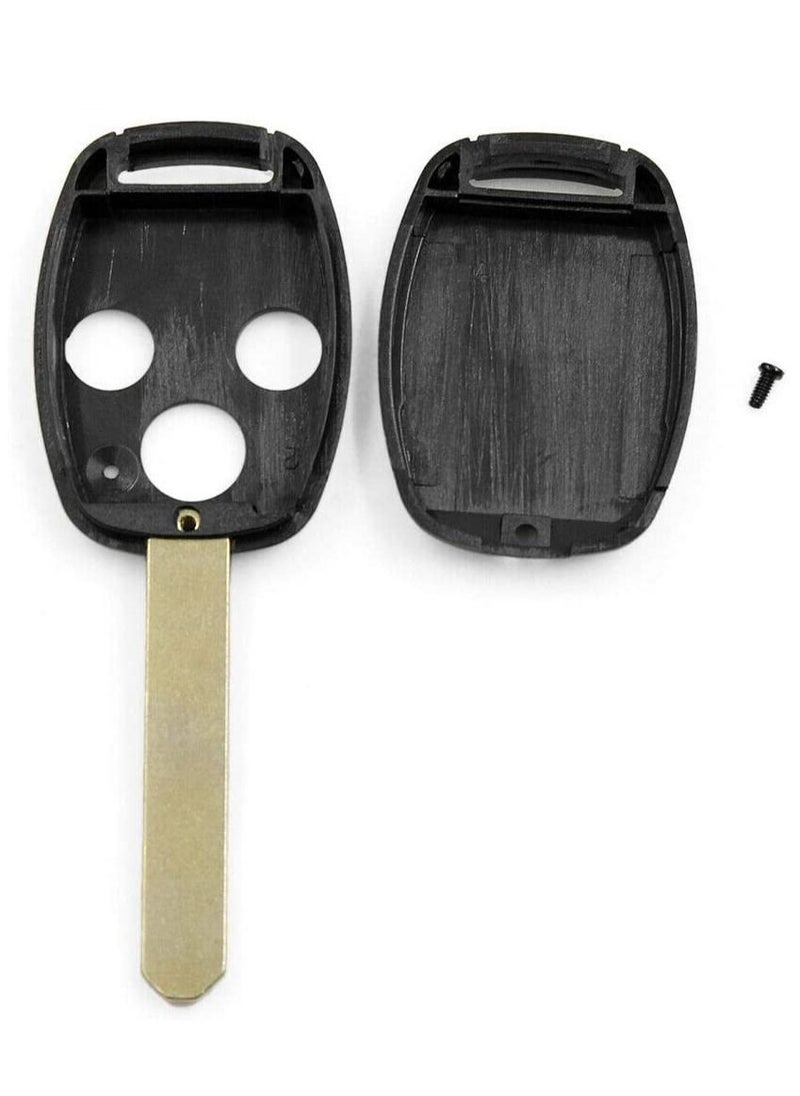 althiqahkey - 3 Buttons Remote Key Case Fob Shell Replace For Honda Accord Fit Civic CRV Pilot Hrv - Image 1