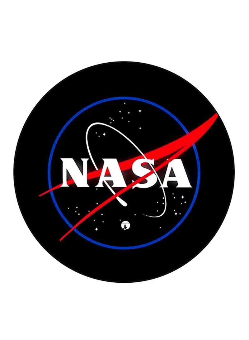 RKN Nasa Printed Mouse Pad  Round  Multicolour