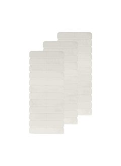 Full Shine Replacement Tape Tabs Hair Extensions Tape In No-Residue Tape For Extensions Human Hair Double Sided Tape In Hair Extensions White 0.8Cm*4Cm 36Pcs  - Image 1