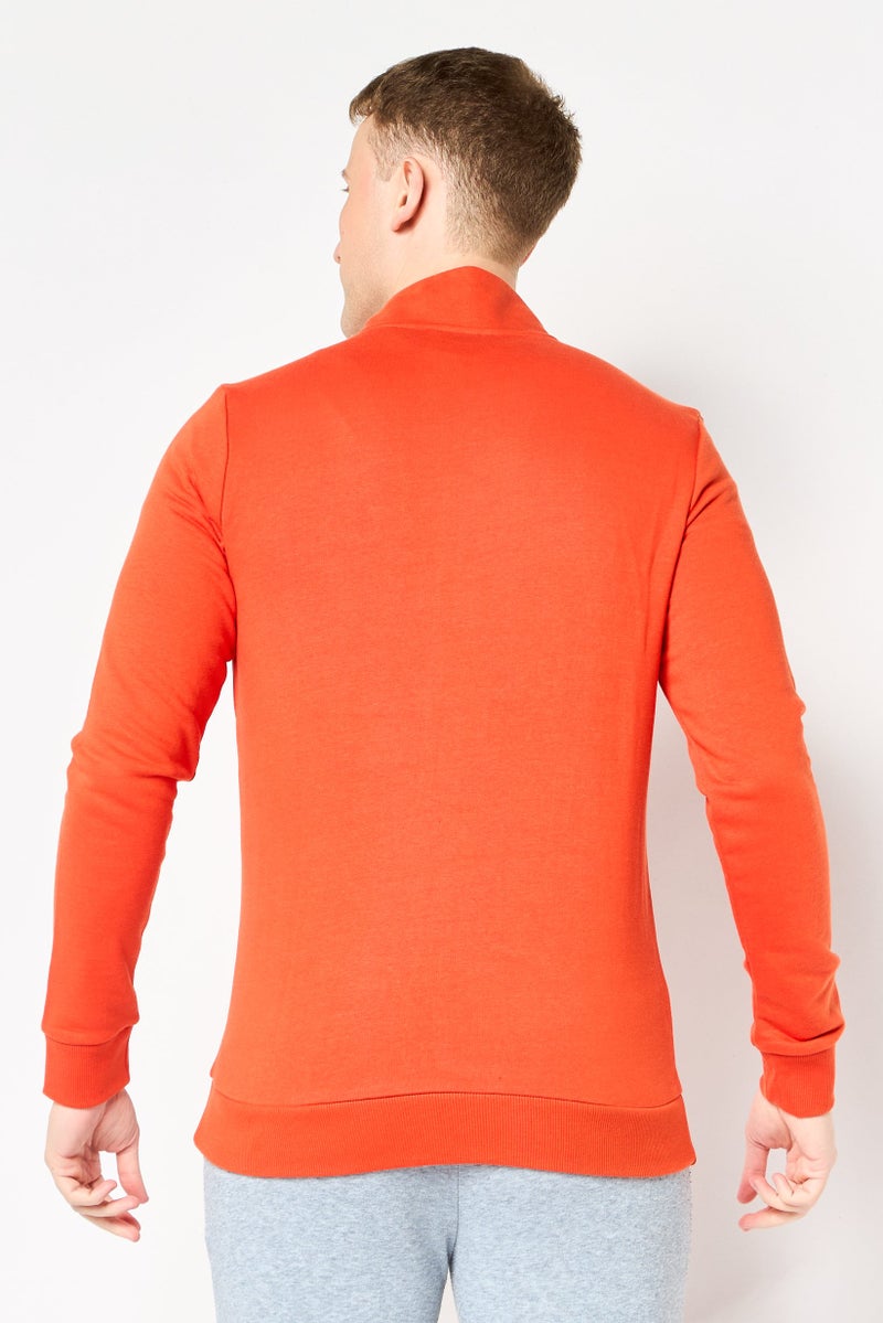 Puma x One 8 Men Slim Fit Long Sleeve Outdoor Full Zip Sweatshirt, Orange - Image 4