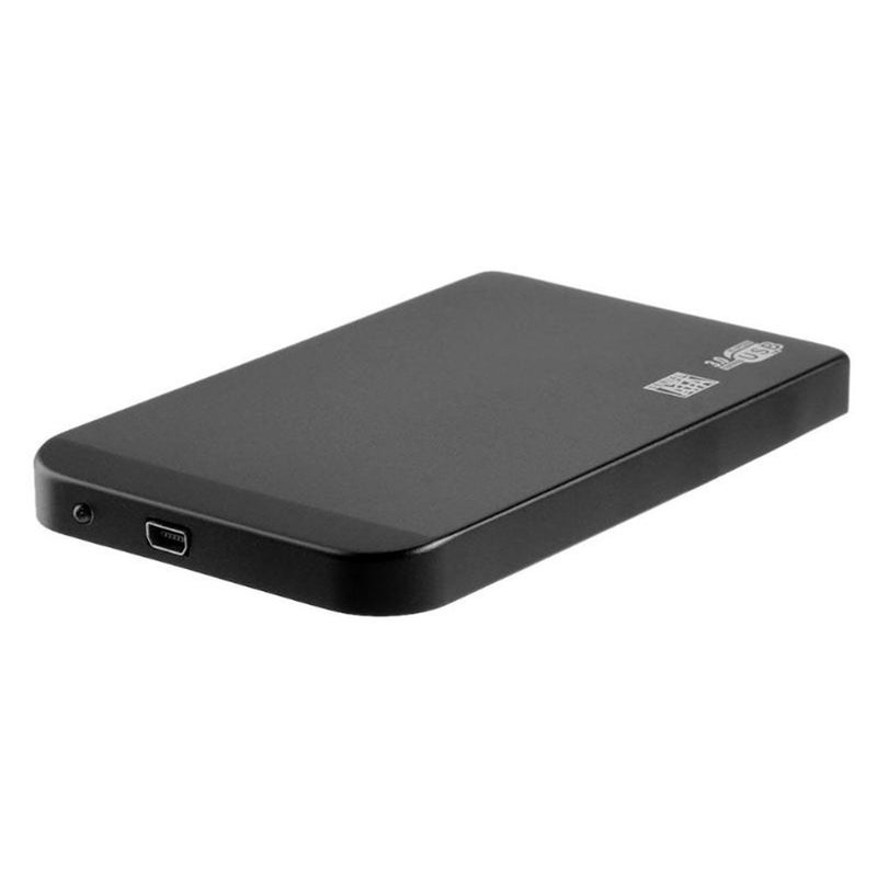 2.5in USB3.0 SATA SSD HDD Hard Drive Box 5Gbps 3TB USB3.0 SATA Portable Hard Drive Box (Black) - Image 1