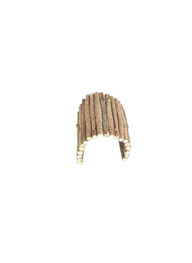 كي اس كي مأوى خشبي طبيعي مقاس 6 بوصات من KSK للهامستر والفئران والقوارض لعبة مضغ للحيوانات الصغيرة. قطعة واحدة - Image 3