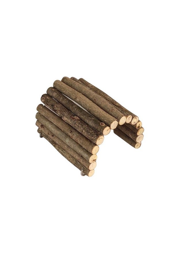 كي اس كي مأوى خشبي طبيعي مقاس 6 بوصات من KSK للهامستر والفئران والقوارض لعبة مضغ للحيوانات الصغيرة. قطعة واحدة - Image 1