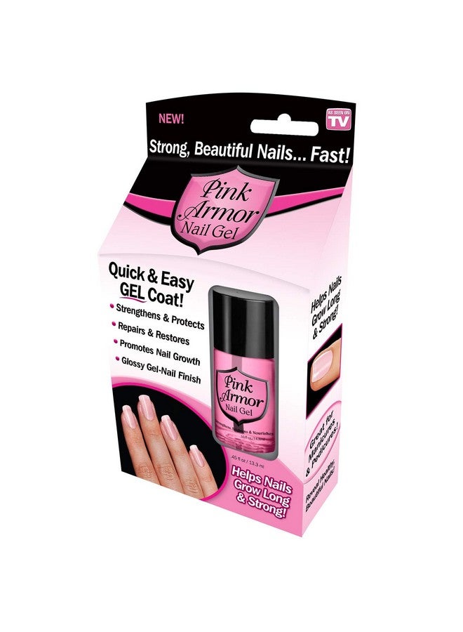 Ontel Armor Nail Gel, Pink, 0.45 Fl Oz, As Seen On Tv - Image 1