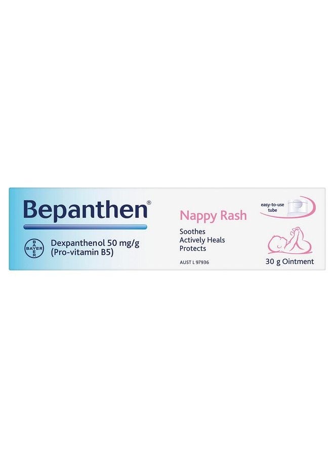 Bepanthen Nappy Rash Diaper Barrier Protection Ointment 30G  - Image 1