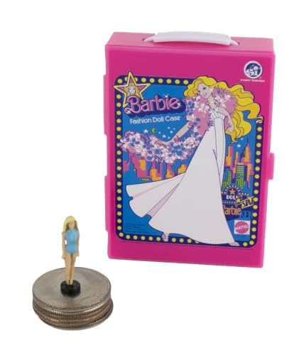 Worlds Smallest Barbie Fashion Case, Miniature, Includes 1 case and 2 Micro Figures, Styles Selected at Random - Image 2