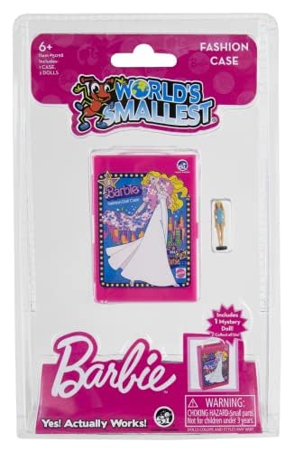 Worlds Smallest Barbie Fashion Case, Miniature, Includes 1 case and 2 Micro Figures, Styles Selected at Random - Image 5