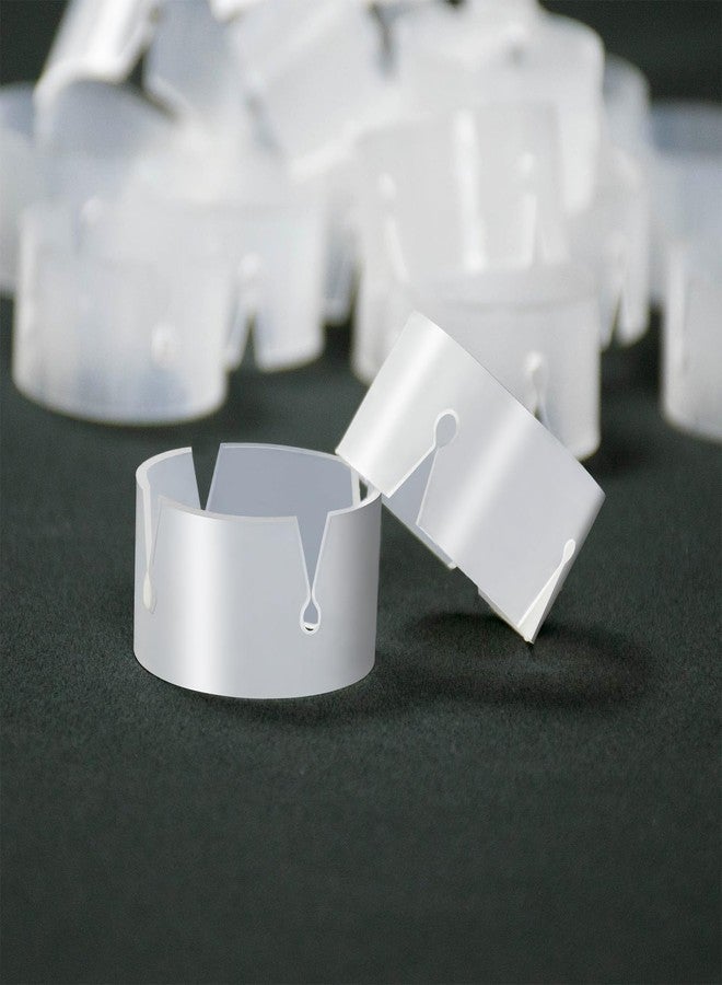 JINUPHION 100pcs Ring Clips for Balloon Stand/Columns/Arches/Tower, Plastic Ties for Arch, Party Supplies Small Tools for Birthday/Wedding/Christmas/Halloween Decor - Image 1