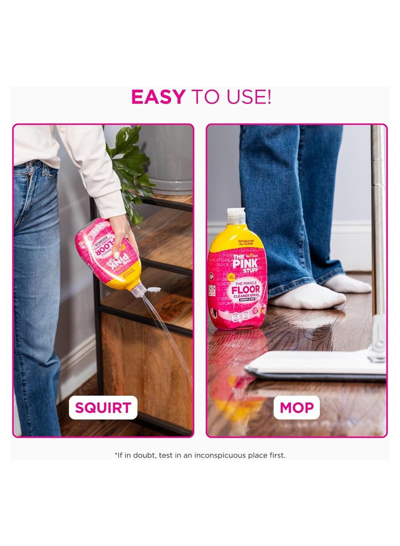 THE PINK STUFF The Miracle Direct to Floor Cleaner Squirt & Mop 750 ml - Image 3