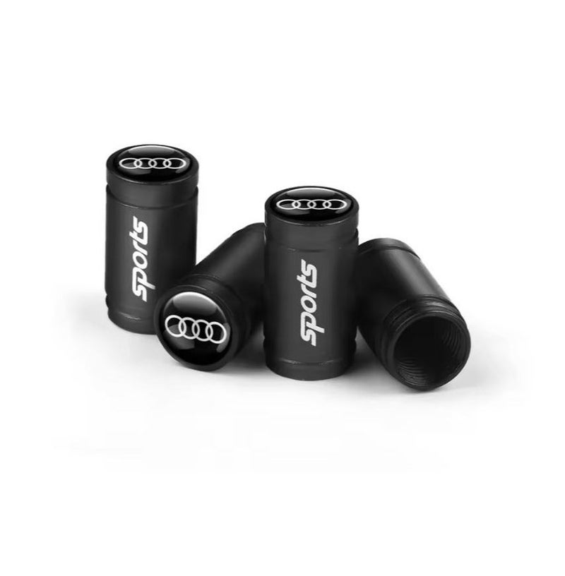 Car Wheel Tire Air Valve Cap 4pcs Caps Stem Covers Accessories Fit for Audi A4,A5,A6,A8,Q3,Q7 all other Models - Image 1