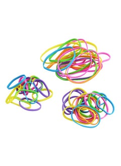 LAWAZIM Colorful Rubber Band Set -25 38 50mm- Reusable Elastic Stretch Bands with Strong Grip for Office Home and School Supplies - for Crafting Packaging and Accessories and Stationery Organization  - Image 4