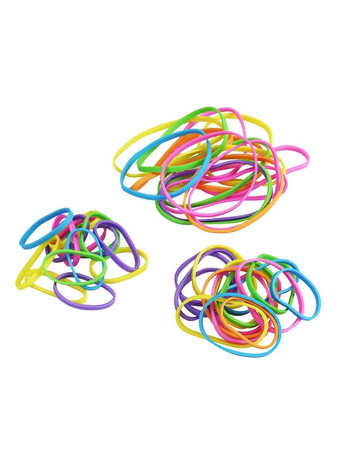 لوازم مجموعة أربطة مطاطية ملونة (25,38,50 ملم)  | أربطة مطاطية متينة قابلة للتمدد للأغراض العامة للمنزل والمكتب والمدرسة والأدوات المكتبية - Image 4