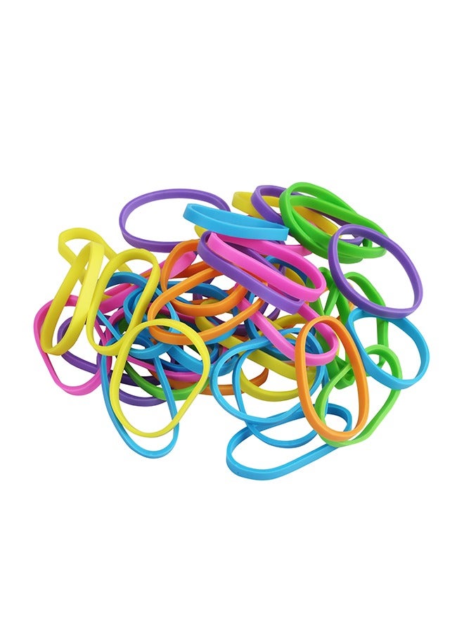 لوازم مجموعة أربطة مطاطية ملونة (25,38,50 ملم)  | أربطة مطاطية متينة قابلة للتمدد للأغراض العامة للمنزل والمكتب والمدرسة والأدوات المكتبية - Image 3
