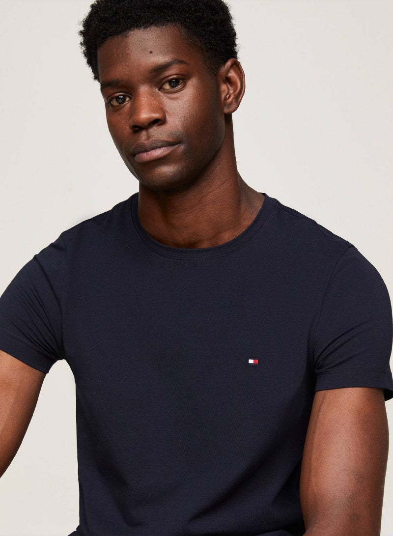 TOMMY HILFIGER Core Stretch Slim T-shirt - Image 3