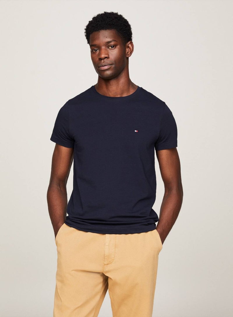 TOMMY HILFIGER Core Stretch Slim T-shirt - Image 1