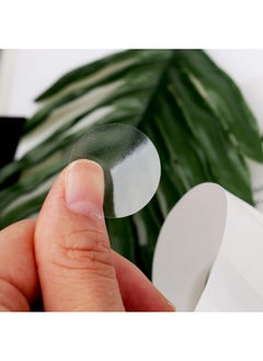 SUMAJU 1000 Pcs Clear Retail Package Seals 1 Inch Round Circle Wafer Seal Sticker Clear Round Labels For Envelopes Box And Gift Packaging (500 Per Roll)  - Image 3