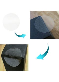 SUMAJU 1000 Pcs Clear Retail Package Seals 1 Inch Round Circle Wafer Seal Sticker Clear Round Labels For Envelopes Box And Gift Packaging (500 Per Roll)  - Image 4