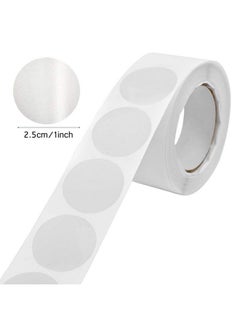 SUMAJU 1000 Pcs Clear Retail Package Seals 1 Inch Round Circle Wafer Seal Sticker Clear Round Labels For Envelopes Box And Gift Packaging (500 Per Roll)  - Image 2