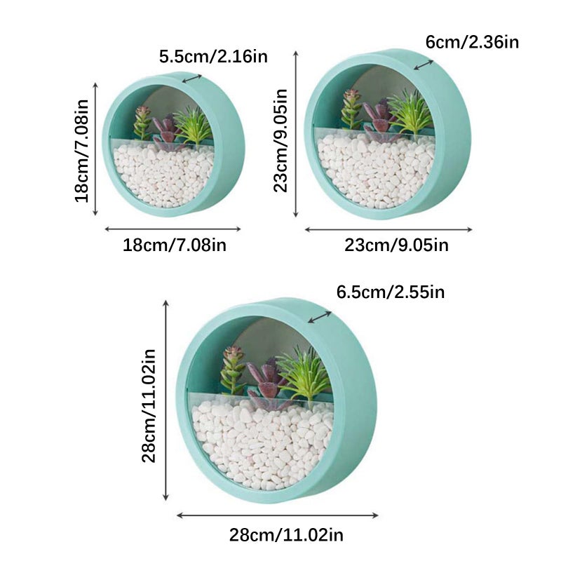Light Yellow Medium Wall Mounted Planter Set For Climbing Plants Compact For Apartments Offices - Image 4