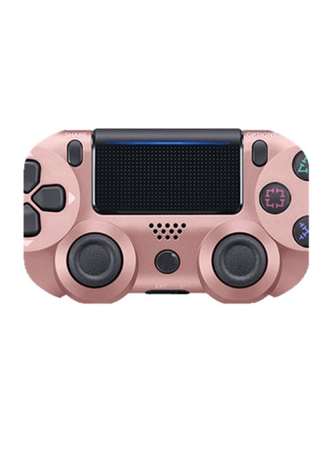 Source Wireless Bluetooth PS4 Handle Six Axis Ps Game Handle Dual Shock P4 Controller Pro Handle-Product Color:Rose Gold---snowflake