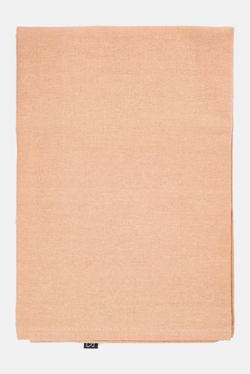 Muy Mucho غطاء وسادة قطن عضوي عادي 1 قطعة 60 x 60 سم، خوخي - Image 1