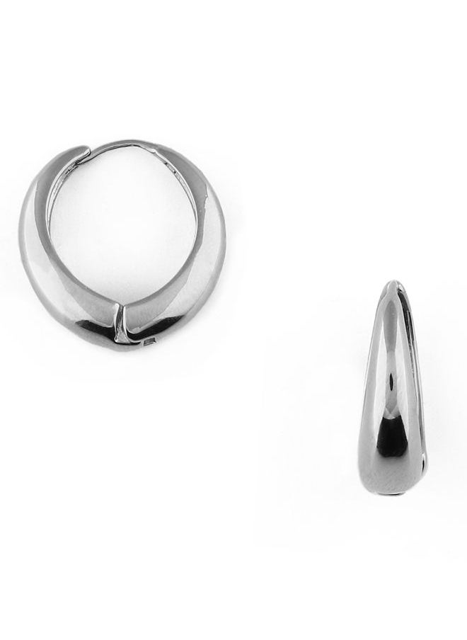 ORELIA LONDON - Large Tapered Hoop Earrings - Image 1
