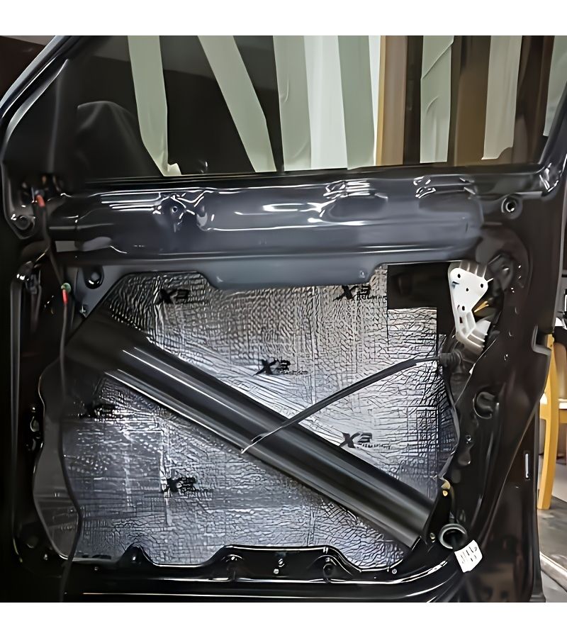 Self Adhesive Soundproofing And Heat Insulating Aluminum Foil Pad Mat For Vehicle And Rvs Noise Reduction 39.37x55.12x0.39inch Large Size For Roof And Bedroom - Image 4